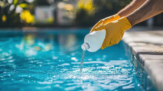 Swimming pool chemical balancing service